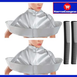Juego de Peluquería Capa Impermeable Profesional para Corte de Cabello Barbería