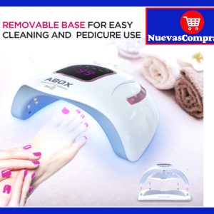 Lámpara de Uñas UV LED 72W Secador Profesional para Gel Secado Rápido