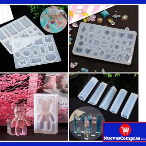 Kit Moldes de Resina Epoxi 229 Piezas Joyería DIY con Herramientas y Accesorios Completo