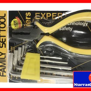 Juego de Llaves Bristol y Alicate Pequeño Smart Family Tools para Reparación Electrónica y Hogar
