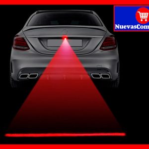 Luz Antiniebla Láser LED para Auto y Moto – Luz Trasera de Advertencia Anticolisión Universal