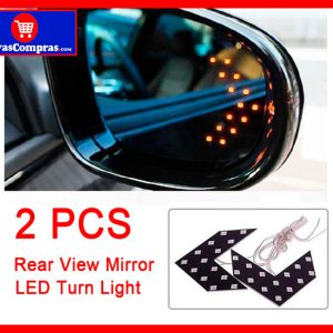 Luces LED Flecha 14 SMD para Espejo Retrovisor de Carro – Señal Direccional Universal 12V (2 Piezas)