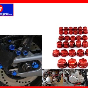 Tapas de Tuercas para Motocicleta 30 Piezas Universales Decoración Tornillos