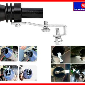 Silbato Turbo Universal para Escape de Carro y Moto Talla XL Simulador Sonido Turbo