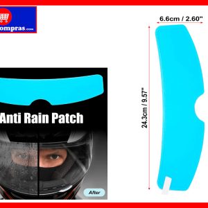 Película a prueba de lluvia protector contra la lluvia, adhesivo de lente duradero con revestimiento nano, accesorio para casco