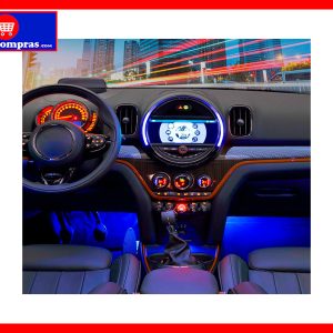 Kit Luces LED RGB para Carro con Sensor de Música – Control Remoto USB (4 Tiras)