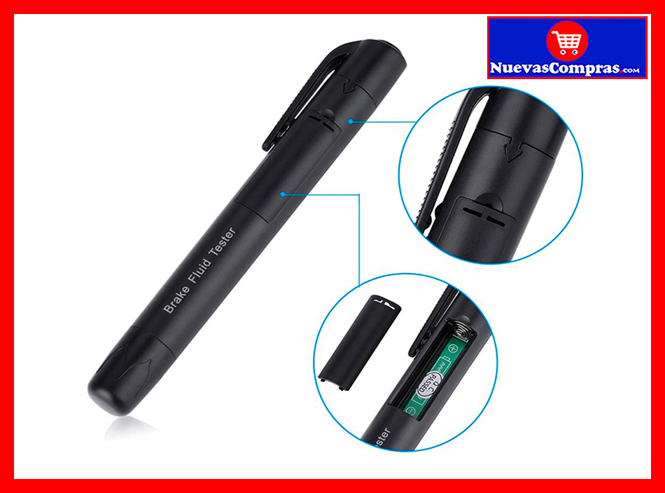 Probador de Líquido de Frenos con 5 Luces LED – Tester Automotriz DOT3 DOT4 DOT5.1 - Imagen 6
