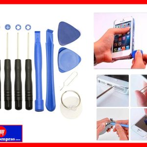 Kit de Herramientas para Reparación de Celulares 11 Piezas | Destornilladores de Precisión para iPhone y Android