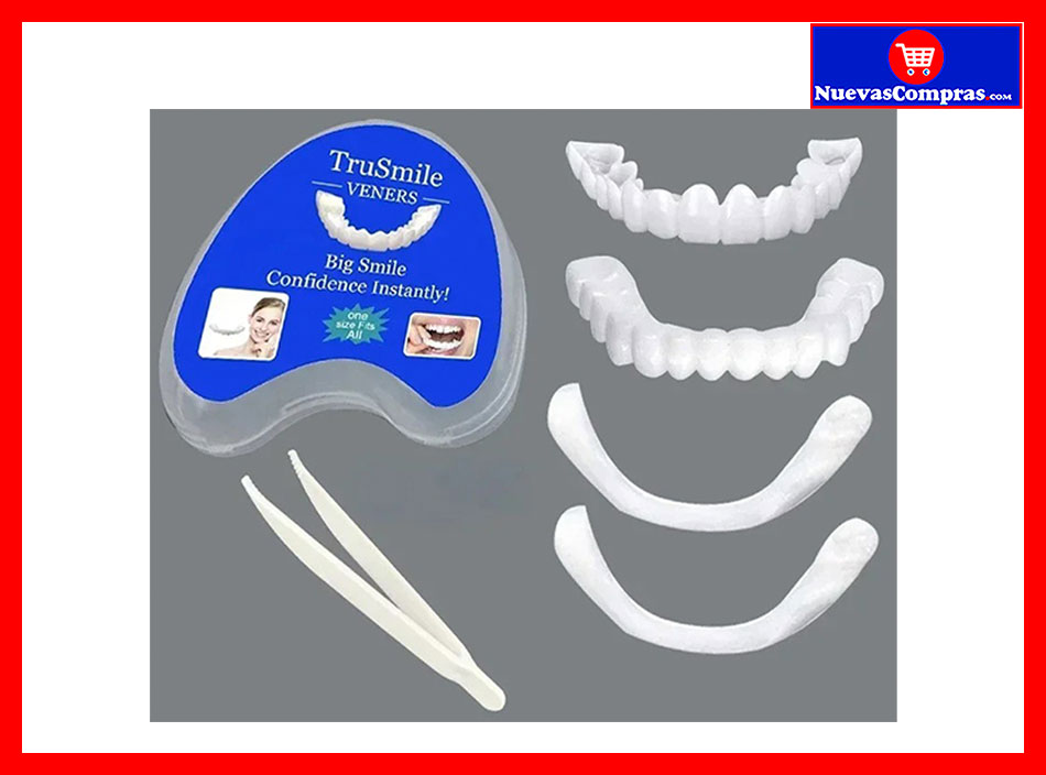 KIT DE DIENTES A PRESIÓN DE CHAPA – REEMPLAZO TEMPORAL DE BLANQUEAMIENTO DENTAL - Imagen 2