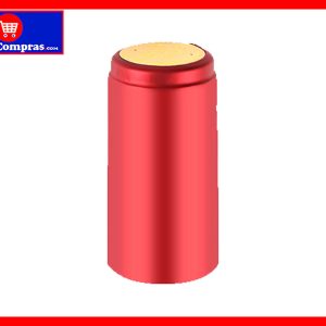 Cápsulas Termo Retráctiles PVC Color Vino Tinto para Botellas 100 Unidades Sellado Profesional