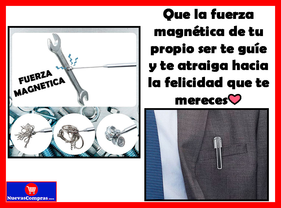 Mini Bolígrafo Magnético Telescópico Portátil Herramienta para Recoger Tornillos y Tuercas - Imagen 5