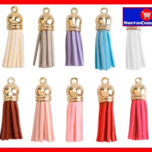 Borlas para Llavero y Joyería 10 Piezas Colgantes Decorativos DIY