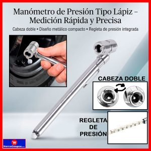 Calibrador de Llantas y Neumáticos Tipo Lápiz